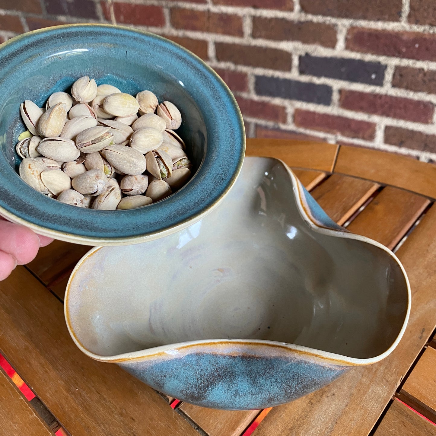 Pistachio Dish - Earthy Teal