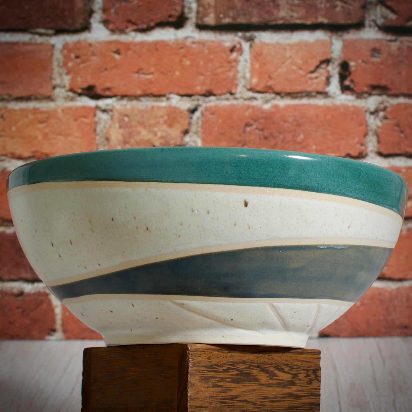 Ramen Bowl - 32oz teal/white/slate