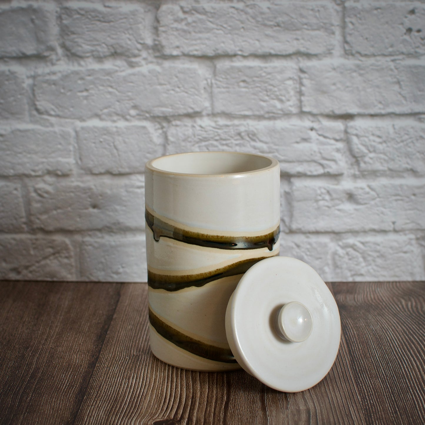 Banded Jar/Cannister