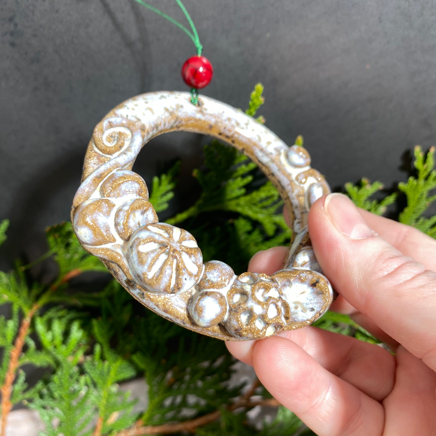 Wreath style ornament