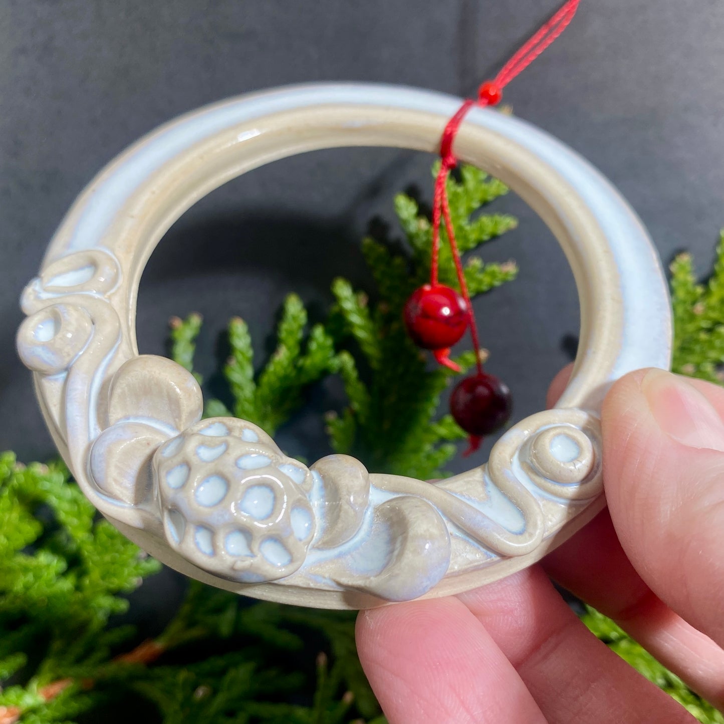 Wreath style ornament