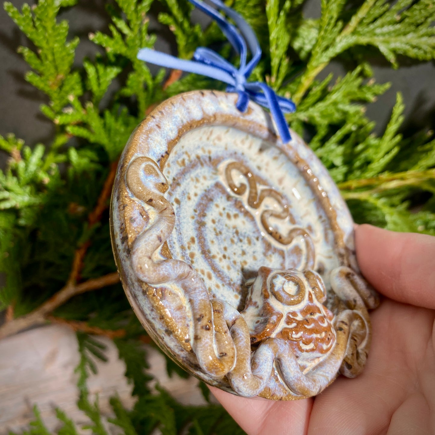 Owl’s nest ornament