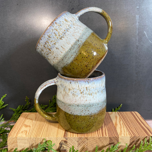 SECONDS: 10oz Mug - Olive Speckle