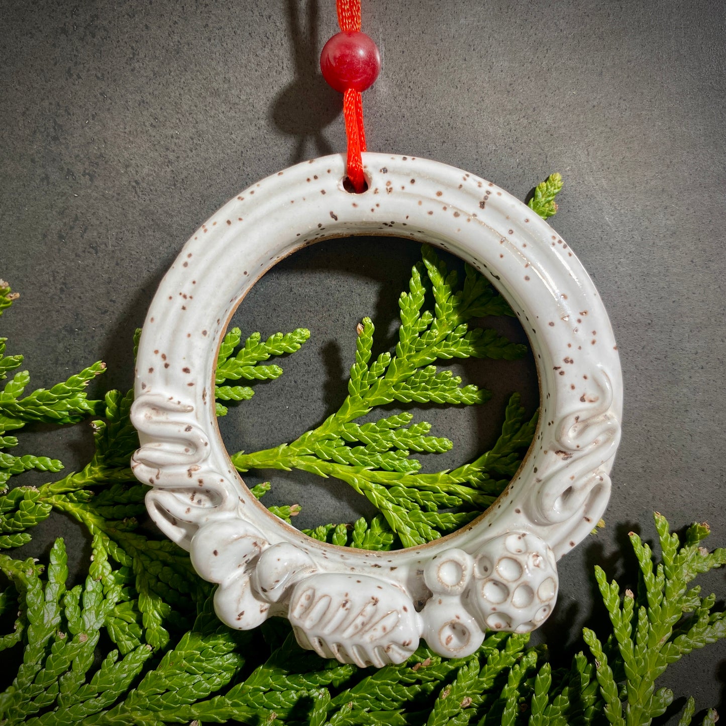 Wreath style ornament