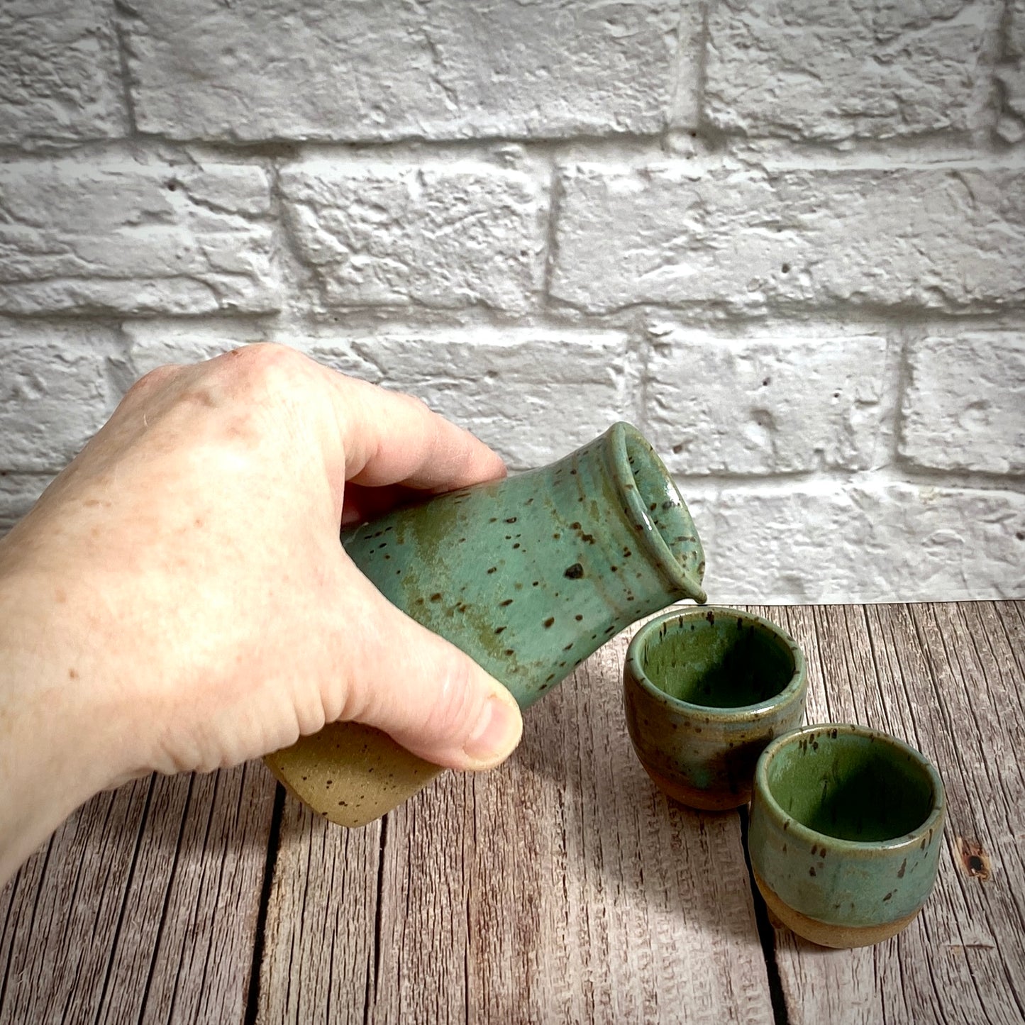 Sake Set - Green Tea