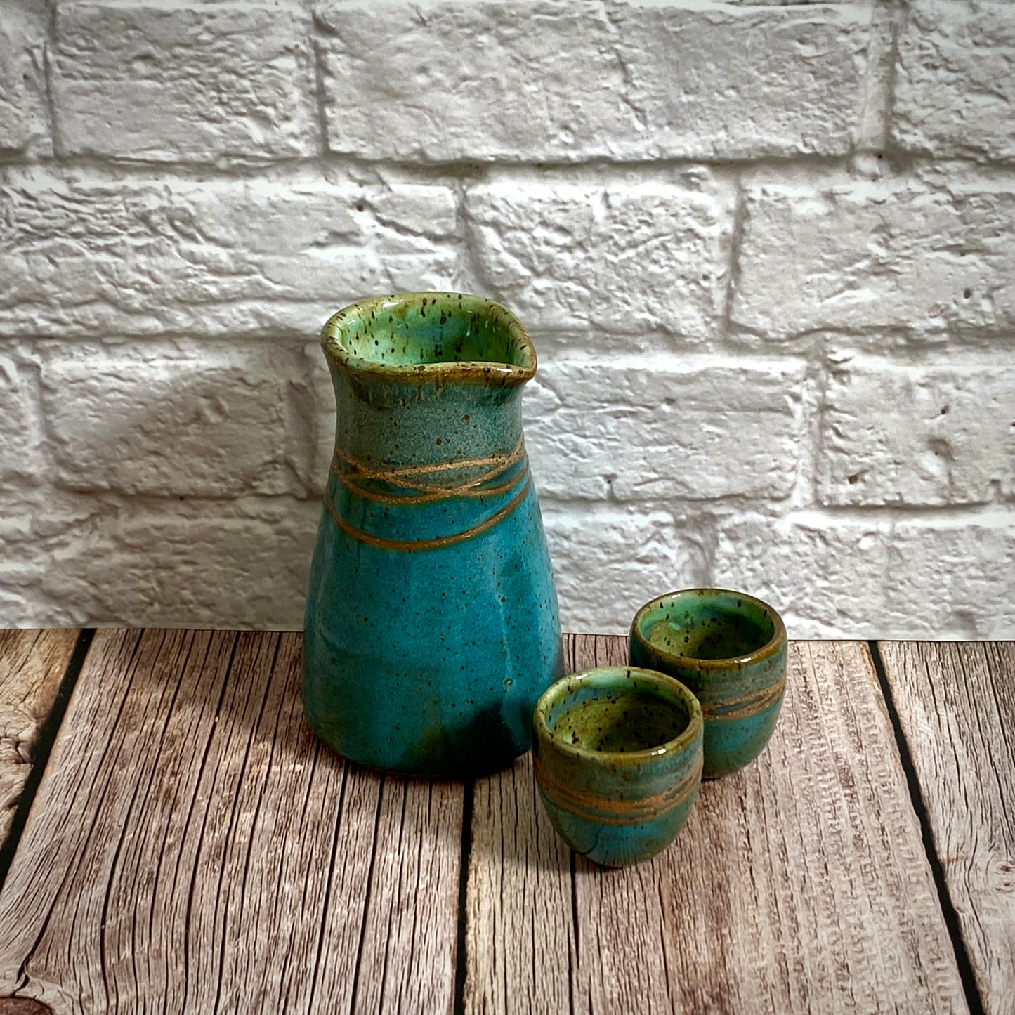 Sake Set - Teal