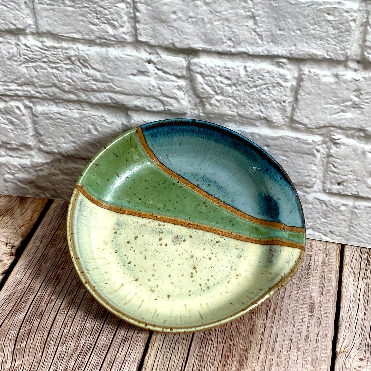 Spoon Rest - Green Tea Stripe