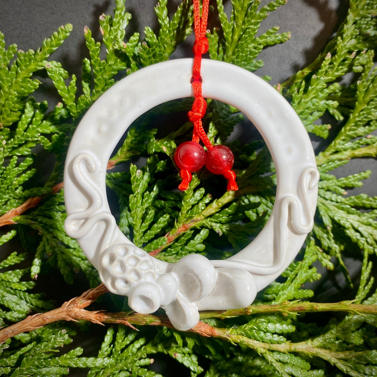 Wreath style ornament