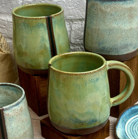 10oz Mug - Seaweed Stripe