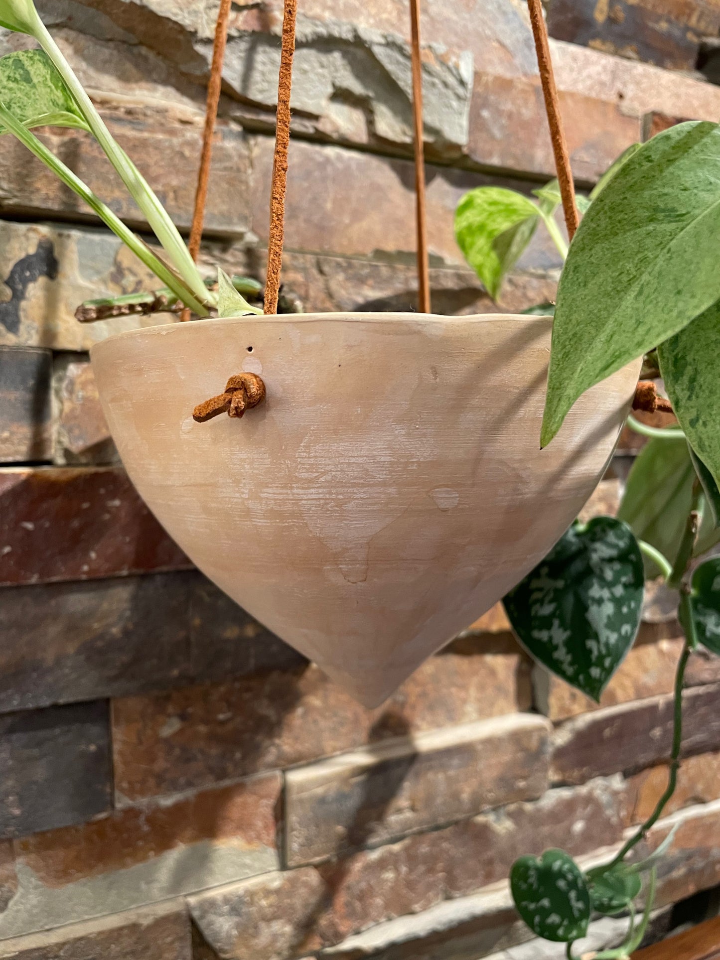 Cone-shaped Hanging Planter